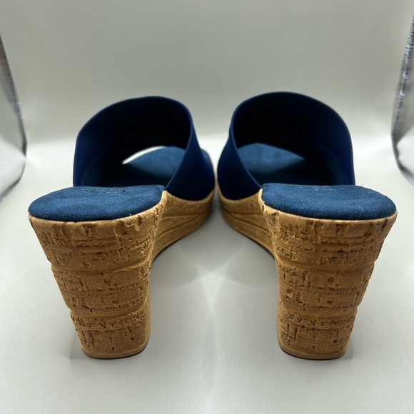 NEW Onex Christina Navy Womens Wedge Sandals - Size 11B - Picture 10 of 13